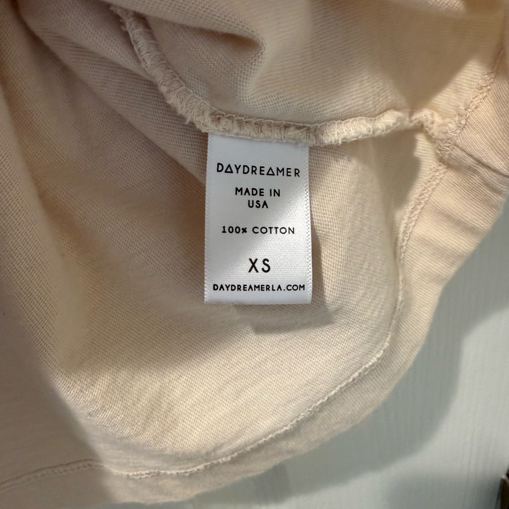 Free People Daydreamer Queen of Hearts Graphic Long Sleeve Tee - Cream - Picture 4 of 5